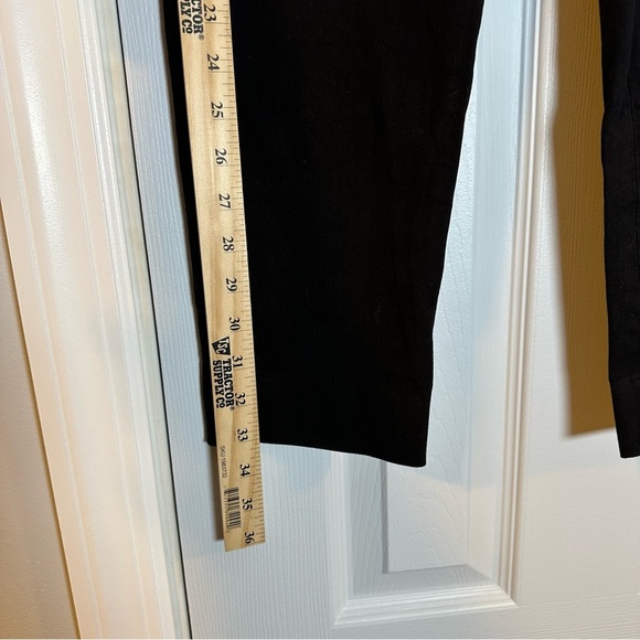 Talbots Chatham Ankle Pants Size 8P Black Hip / Side Zip Stretch Classic 31x33 - Picture 10 of 11